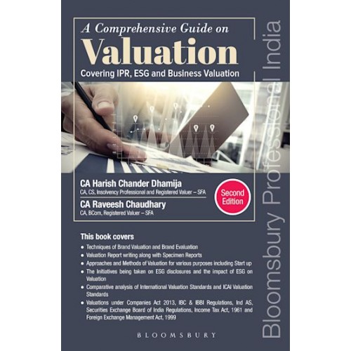 Bloomsbury's A Comprehensive Guide on Valuation covering IPR, ESG and Business Valuation by Raveesh Chaudhary, Harish Chander Dhamija